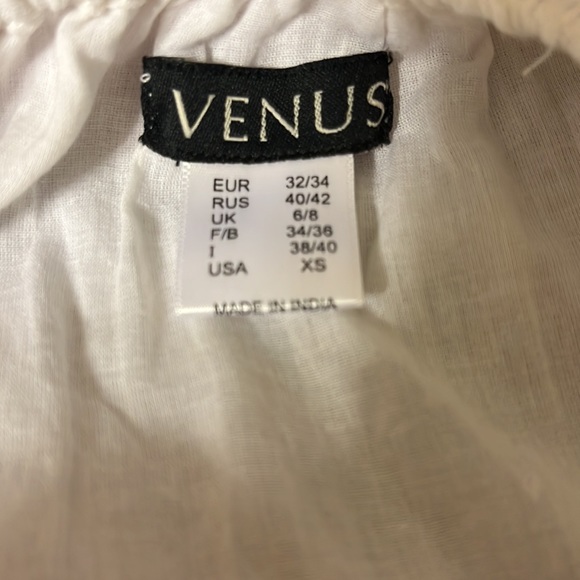 Venus white eyelet crocheted halter dress - Picture 6 of 6